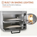 Grace kitchen High Capacity Hotel Kitchen Bakery Equipment Electric two deck  Bread Baking Pizza Oven